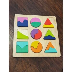 Lovevery Land & Sky Two-Part Puzzle Board The Free Spirit Play Kit Months 34-36